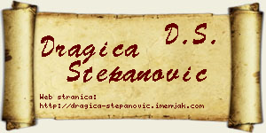 Dragica Stepanović vizit kartica